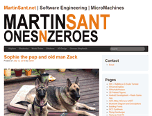 Tablet Screenshot of martinsant.net